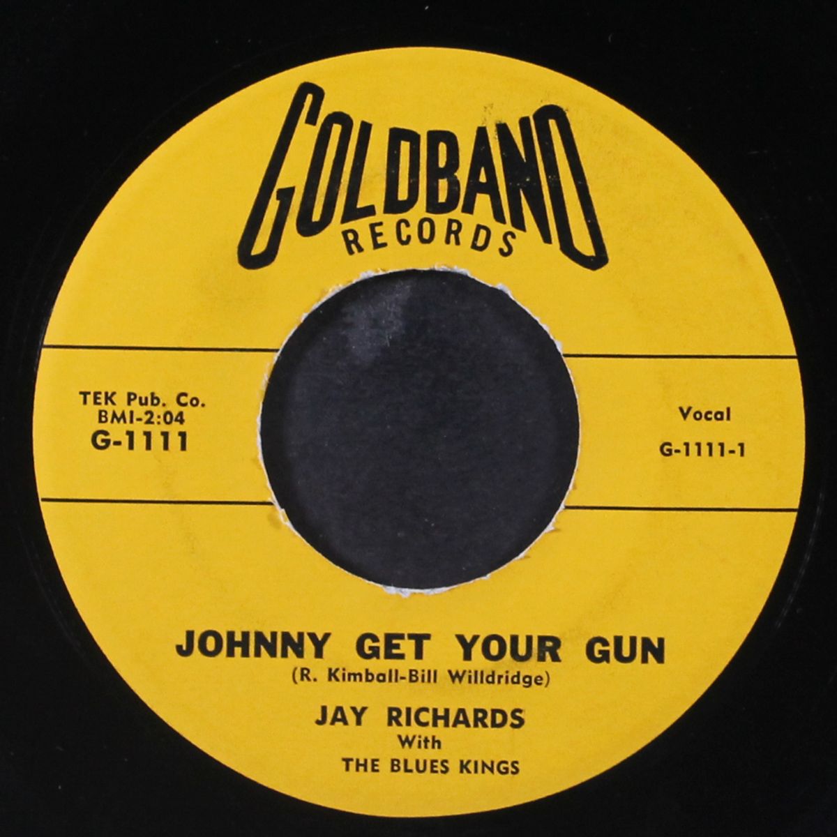 johnny get your gun / please find my baby by JAY RICHARDS & BLUES KINGS