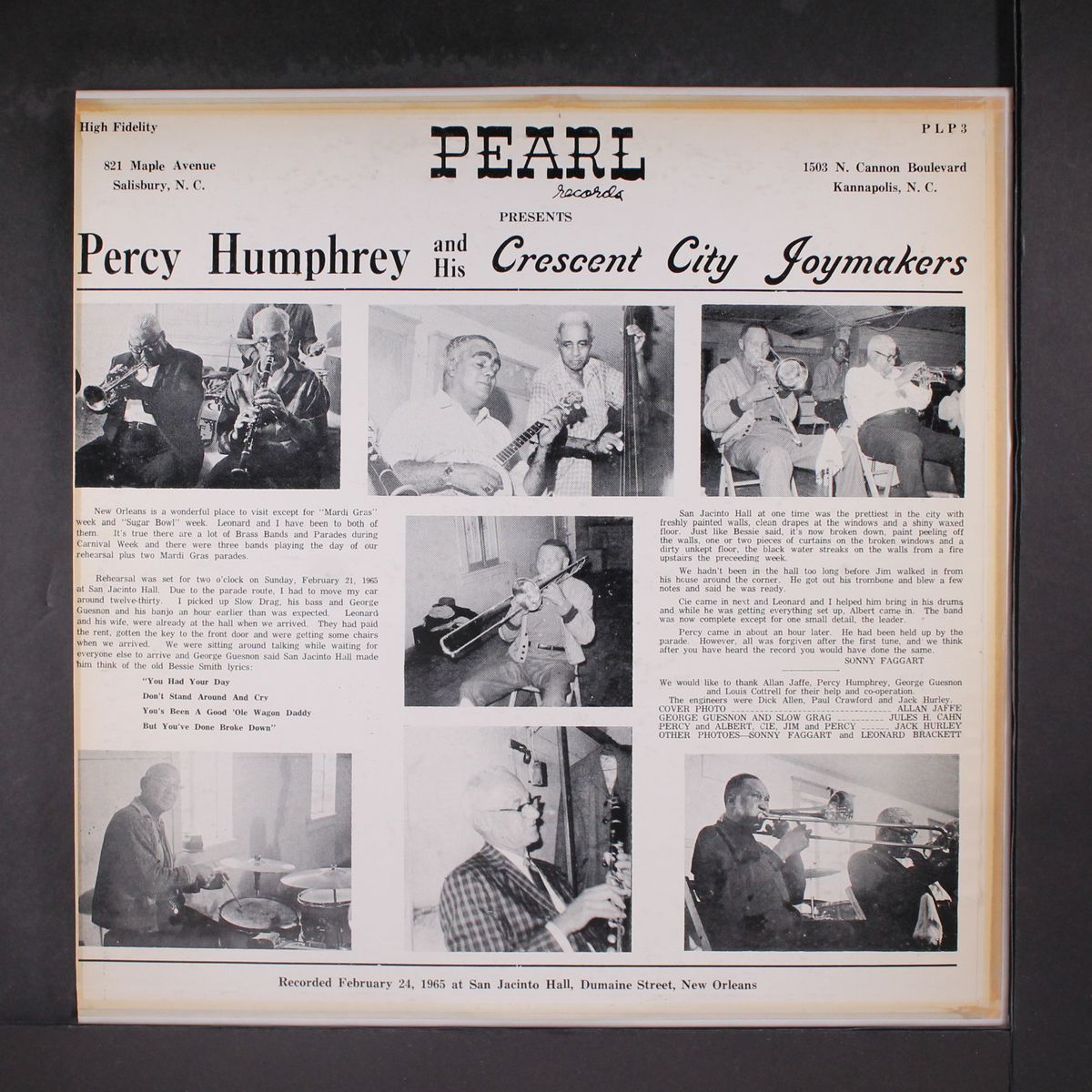 percy humphrey and his crescent city joymakers by PERCY HUMPHREY