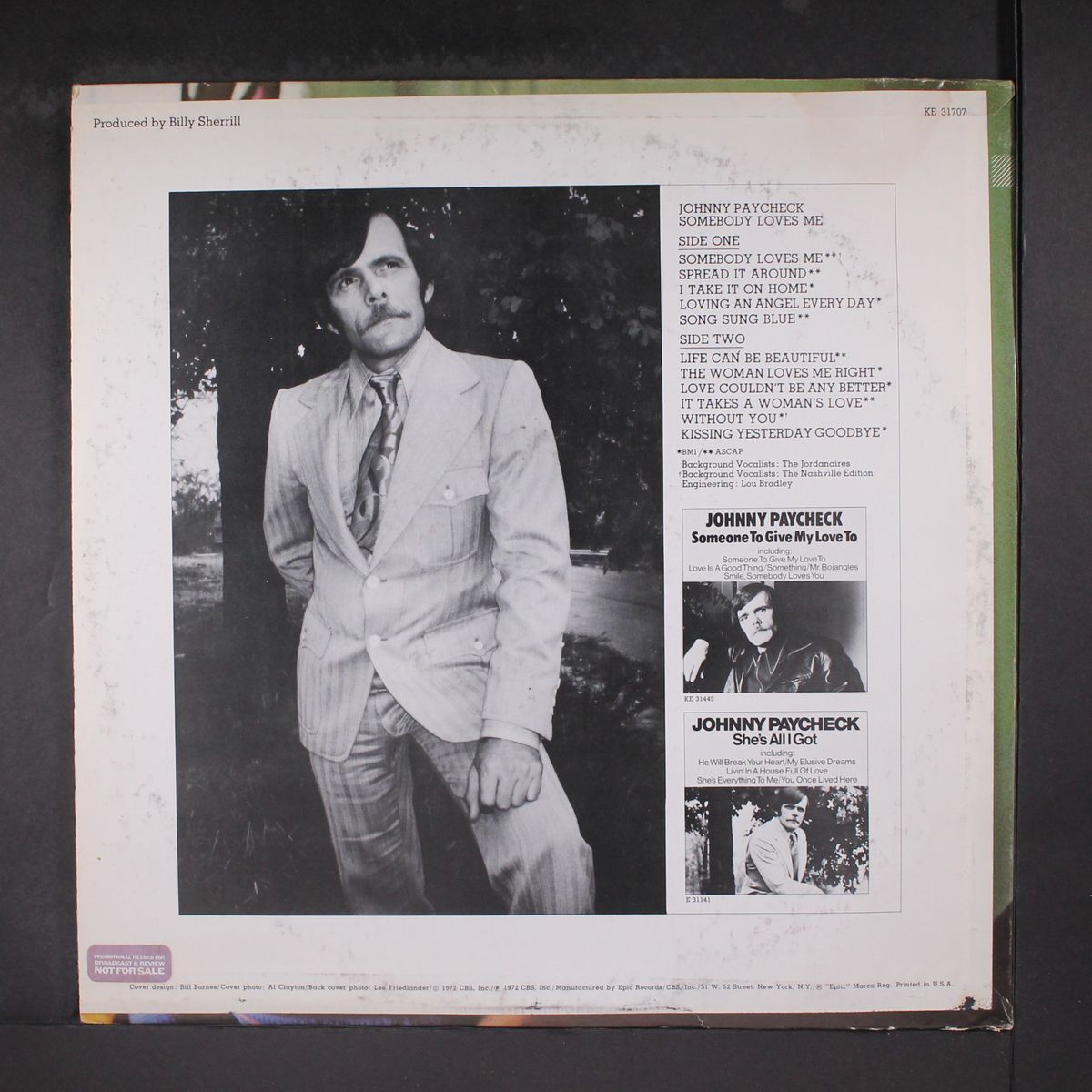 somebody loves me by JOHNNY PAYCHECK