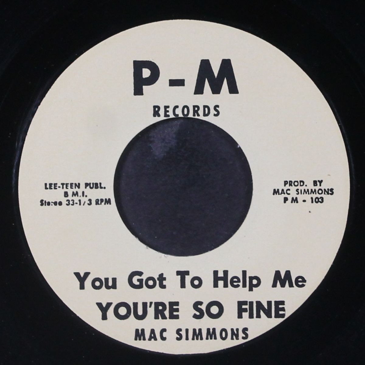 you got to help me + 3 by MAC SIMMONS