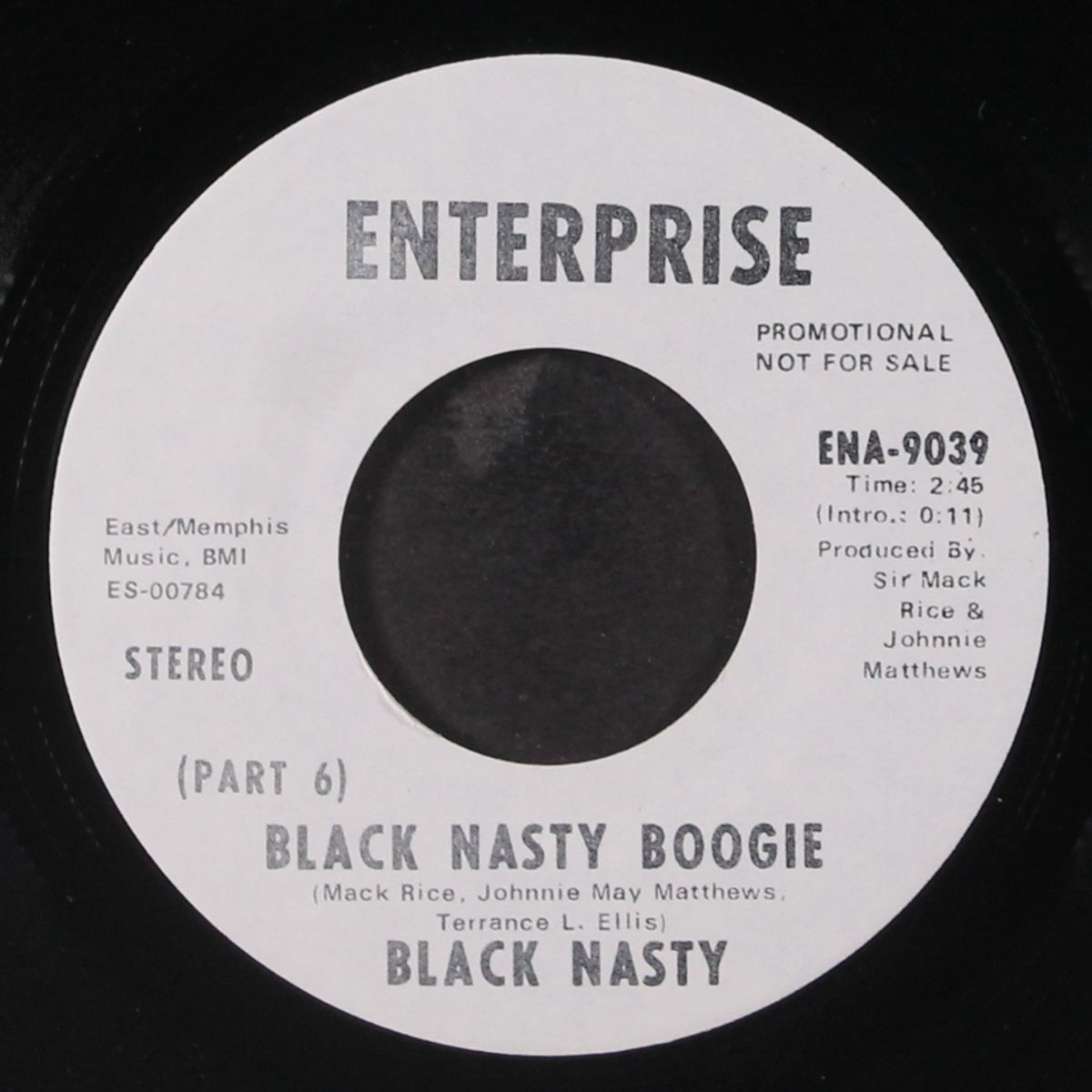 black nasty boogie (part 6) / mono by BLACK NASTY