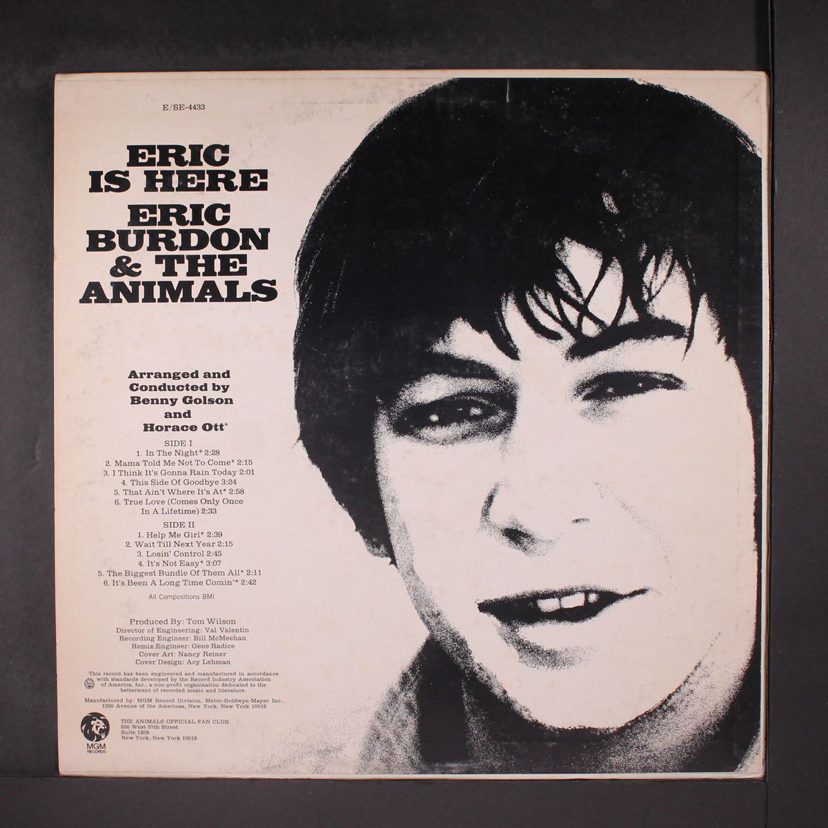 eric is here by ERIC BURDON & ANIMALS