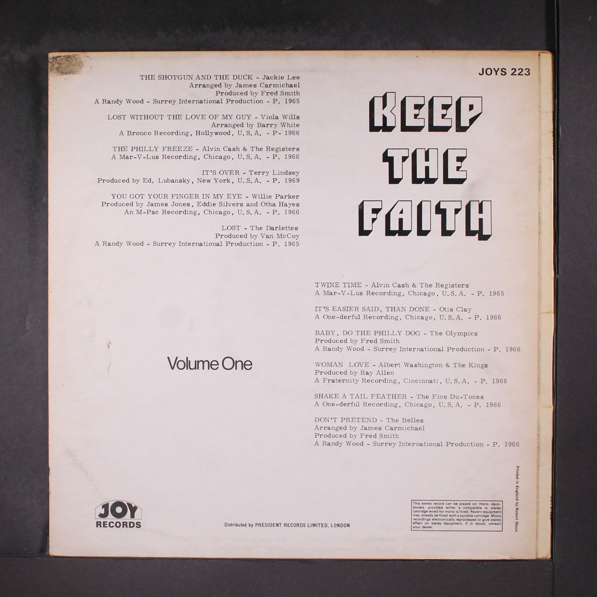 keep the faith, vol. 1 by VARIOUS