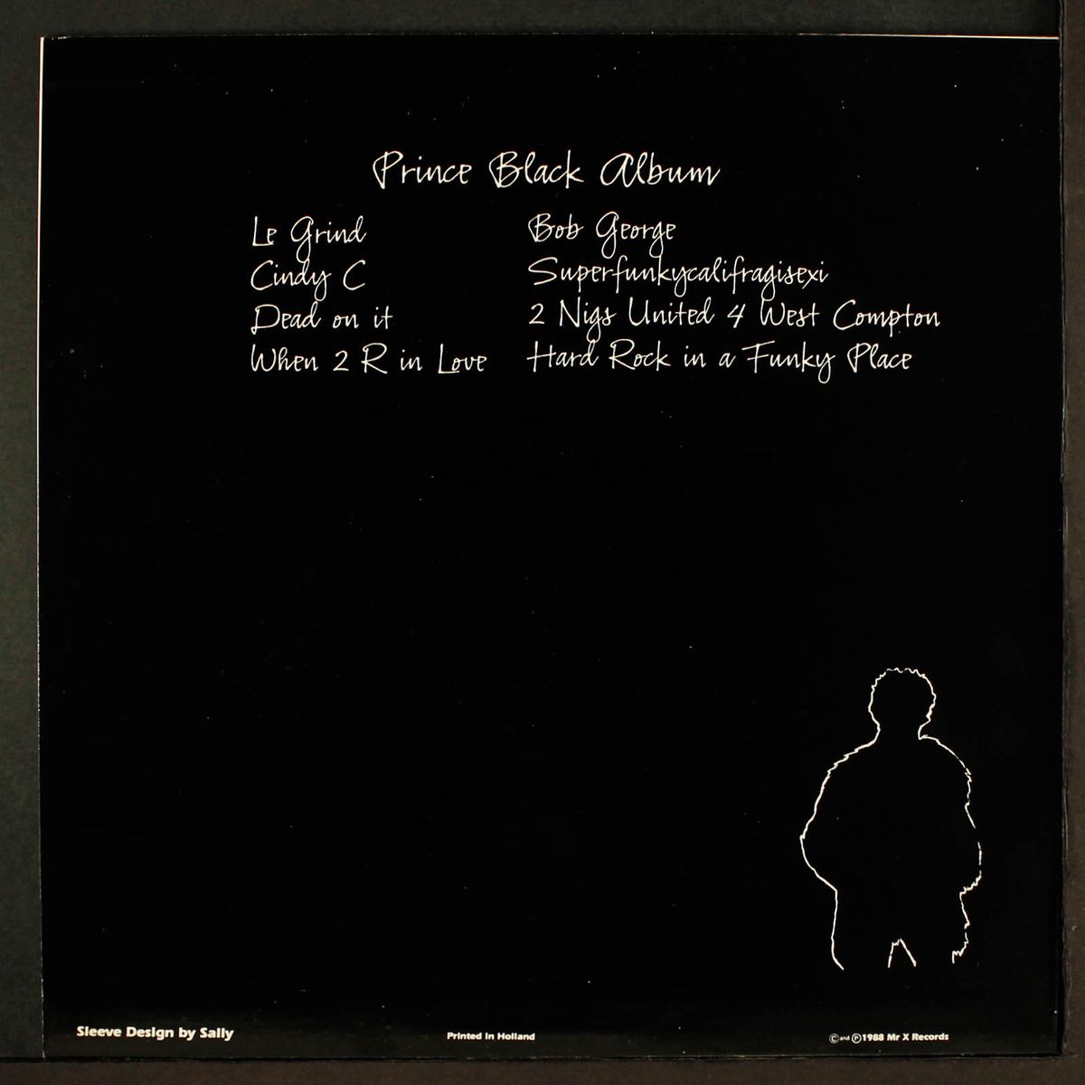 black album by PRINCE
