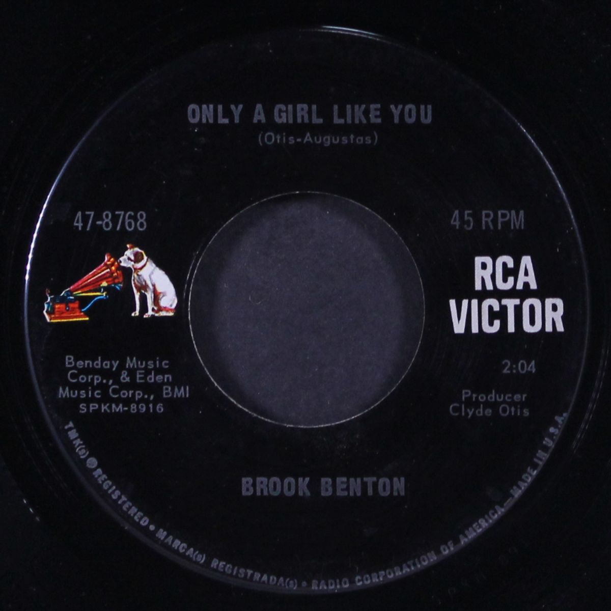 only a girl like you / while there's life by BROOK BENTON