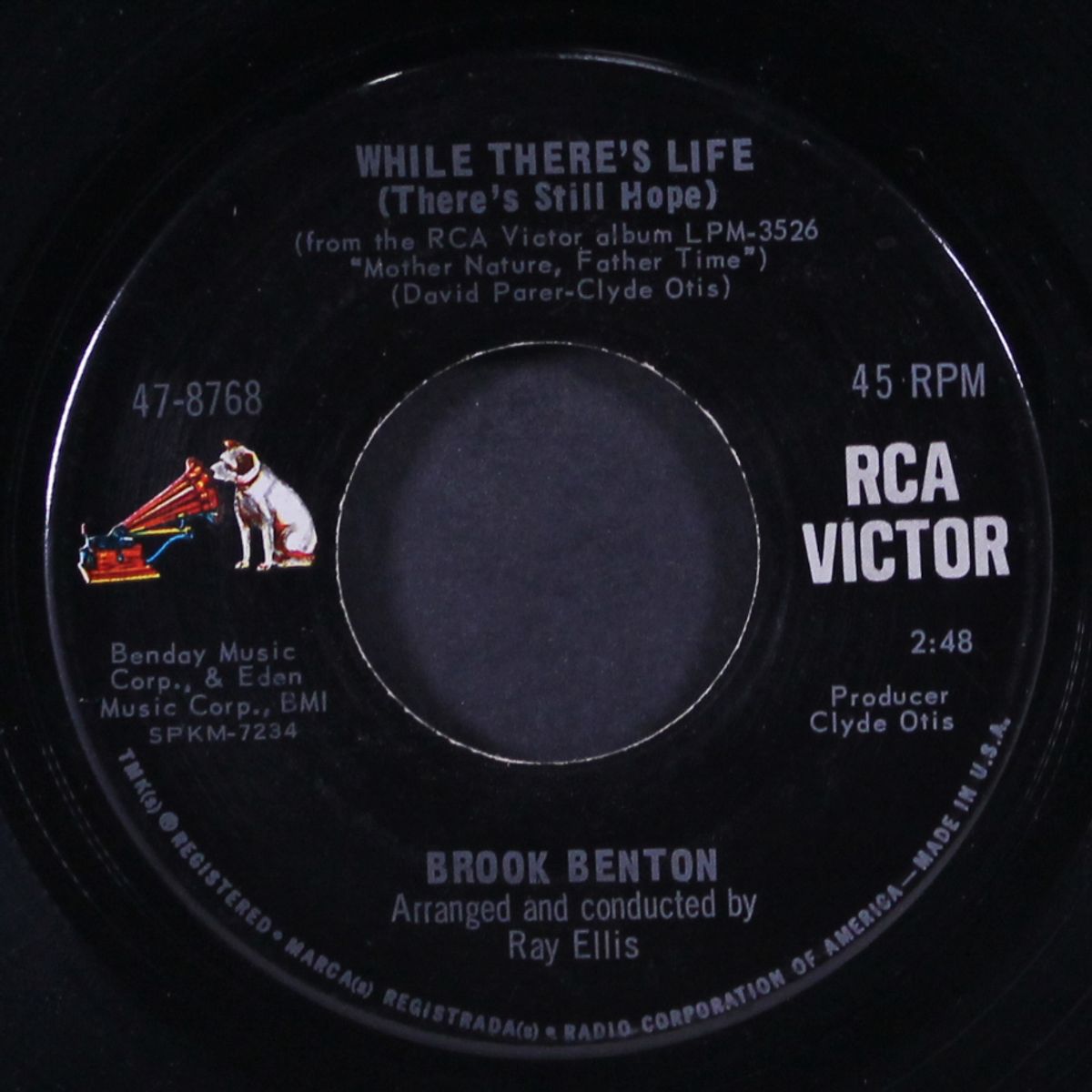 only a girl like you / while there's life by BROOK BENTON