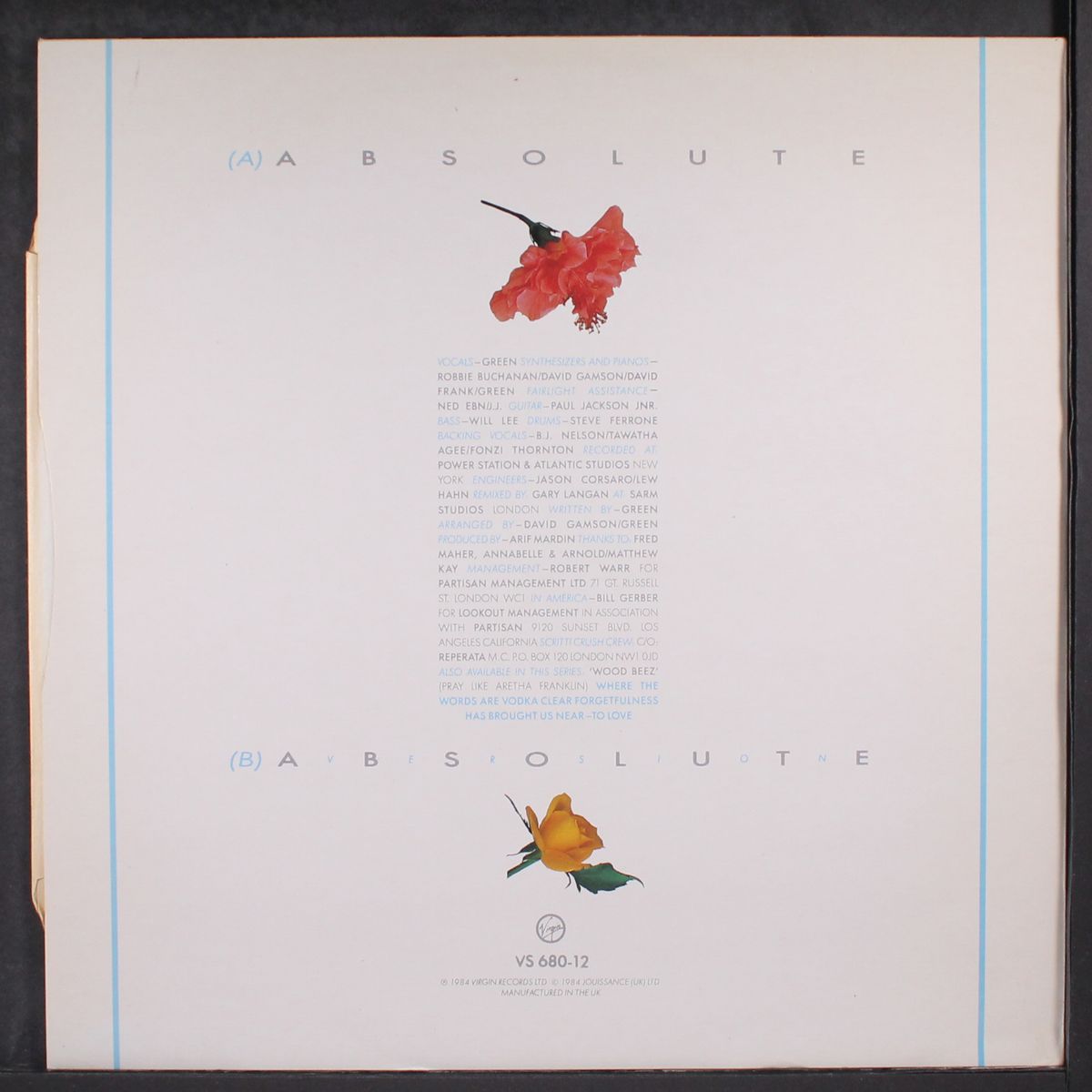 absolute / version by SCRITTI POLITTI