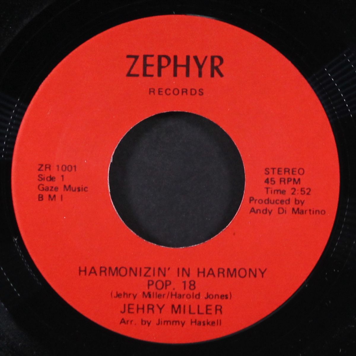 harmonizin' in harmony pop. 18 / same by JEHRY MILLER