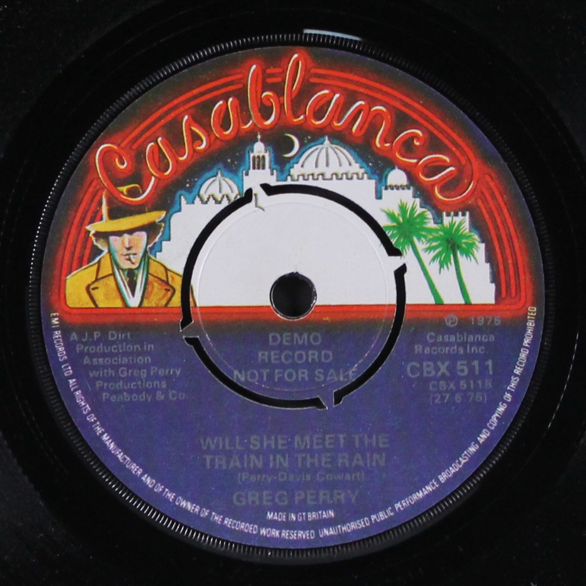the boogie man / will she meet the train in the rain by GREG PERRY