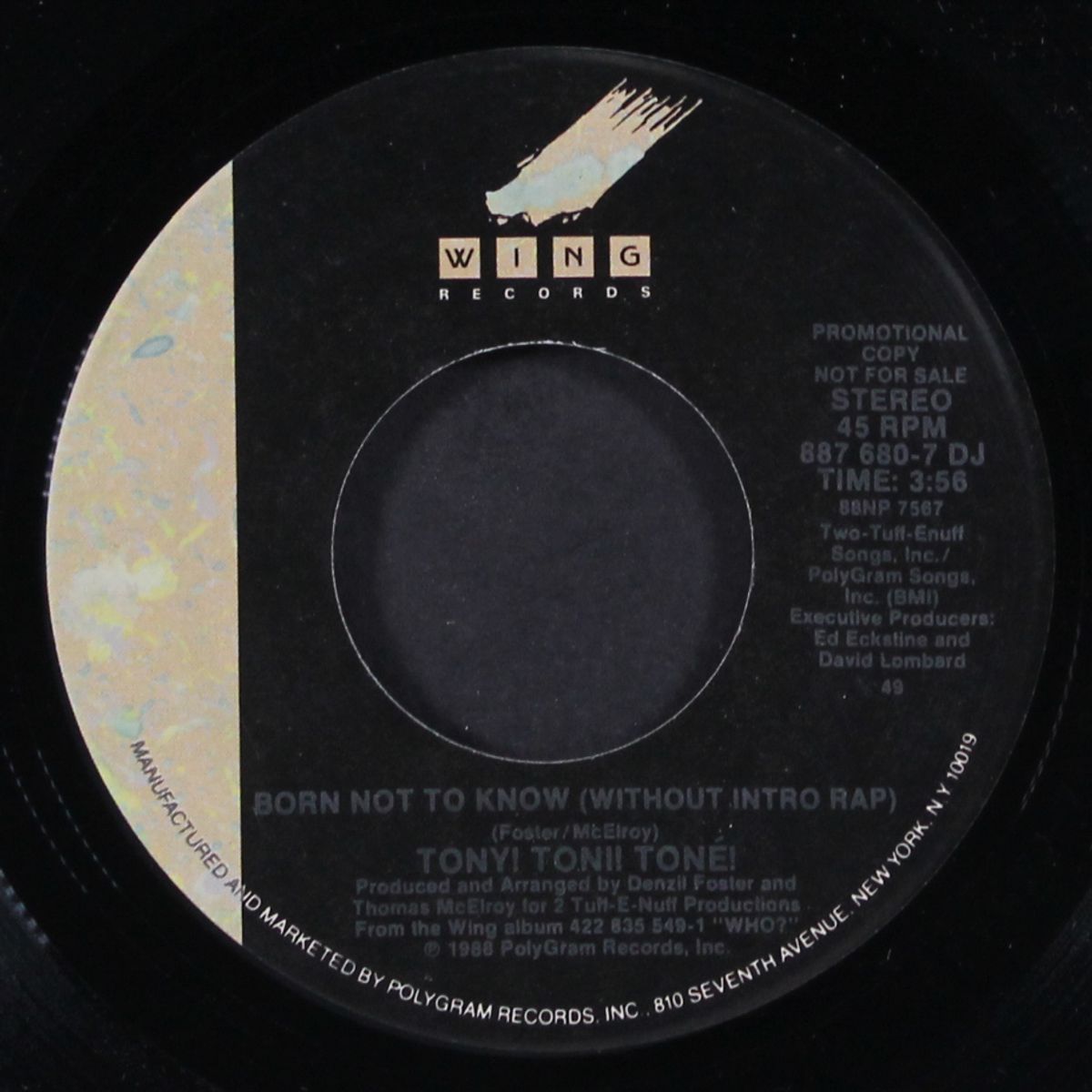 born not to know by TONY! TONI! TONE!