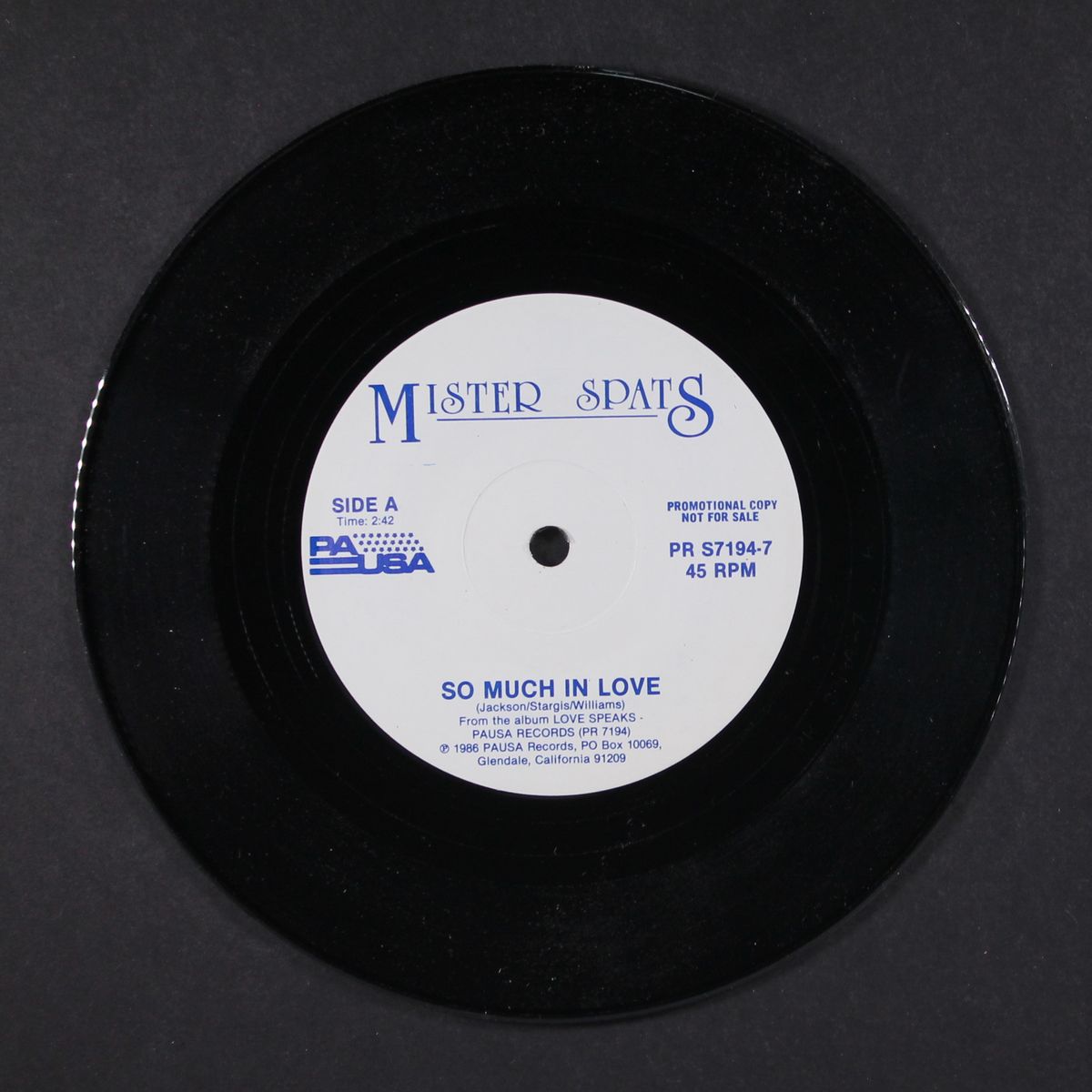 love speaks without a sound / so much in love by MISTER SPATS