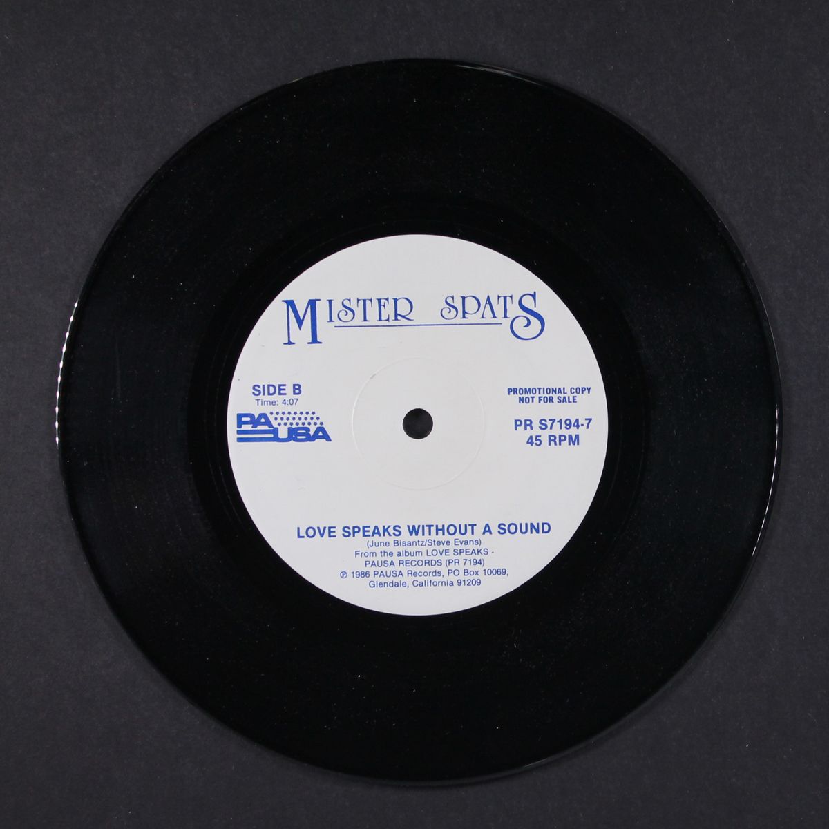 love speaks without a sound / so much in love by MISTER SPATS