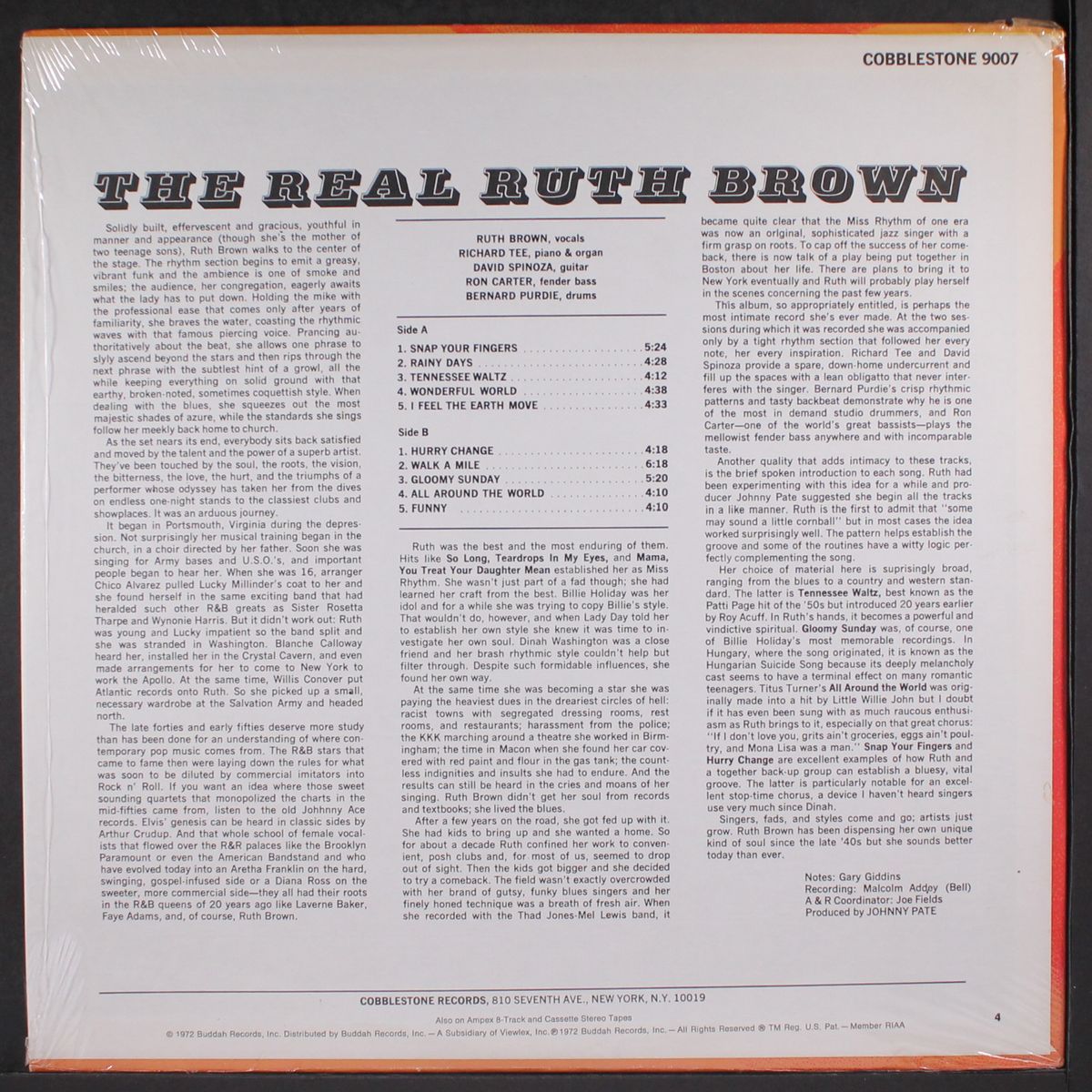 the real ruth brown by RUTH BROWN