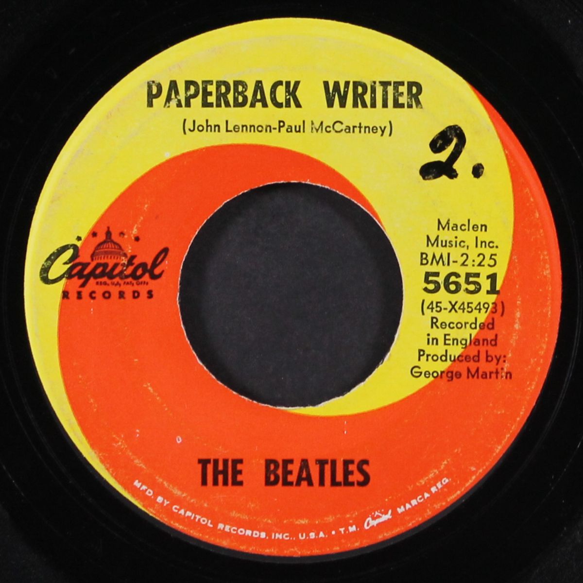 paperback writer / rain by BEATLES