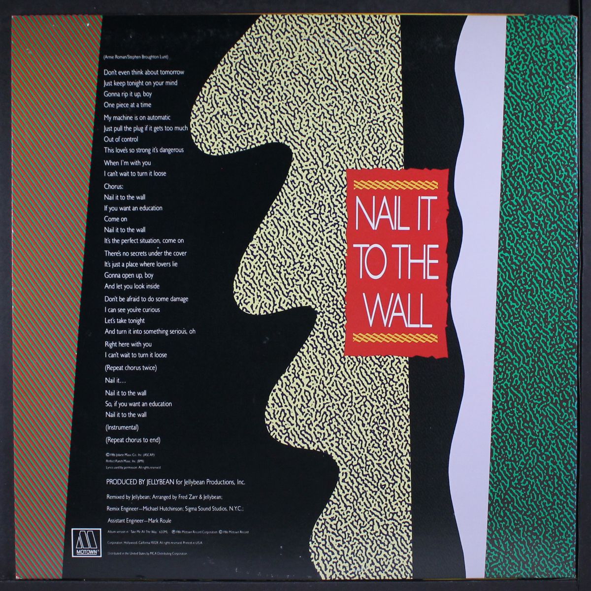 nail it to the wall by STACY LATTISAW