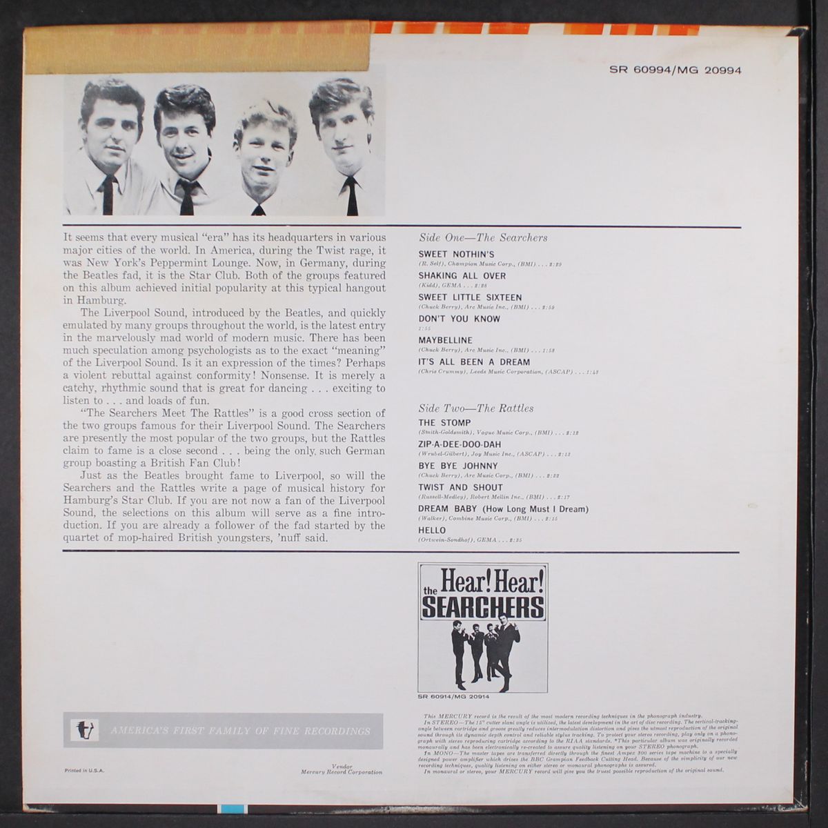 the searchers meet the rattles by SEARCHERS / RATTLES