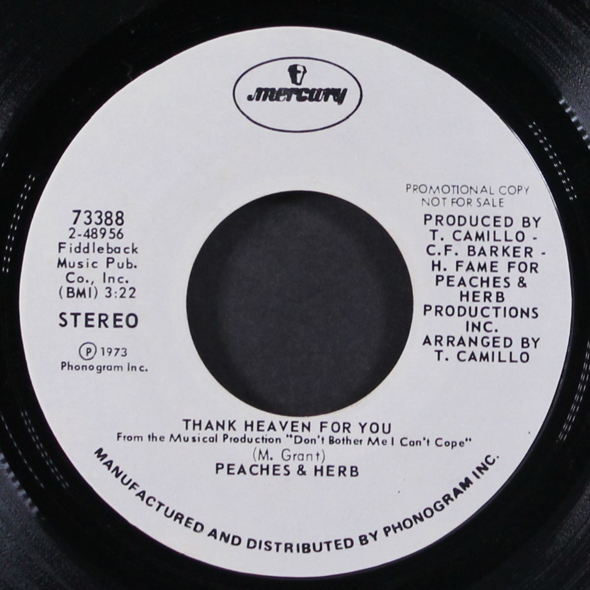 can't it wait until tomorrow / thank heaven for you by PEACHES & HERB