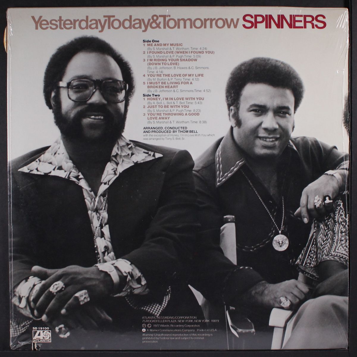 yesterday today & tomorrow by SPINNERS