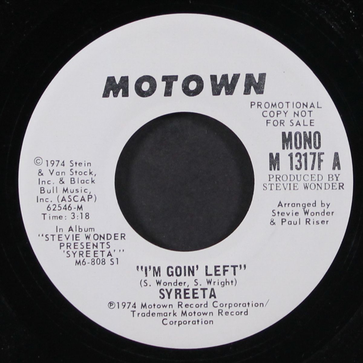 i'm goin' left / mono by SYREETA