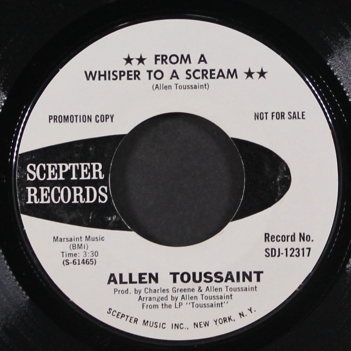 from a whisper to a scream / same by ALLEN TOUSSAINT
