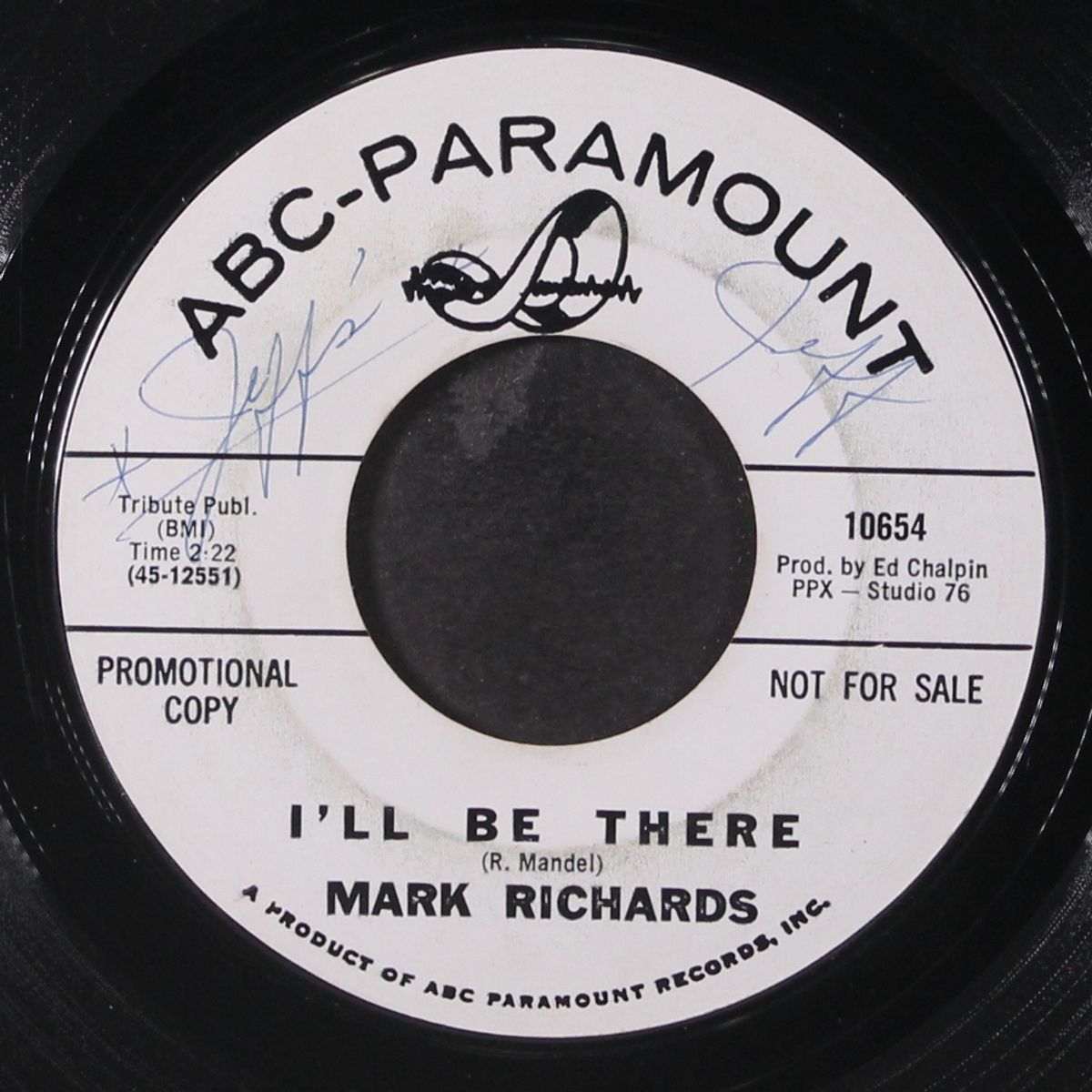 she can make me cry / i'll be there by MARK RICHARDS