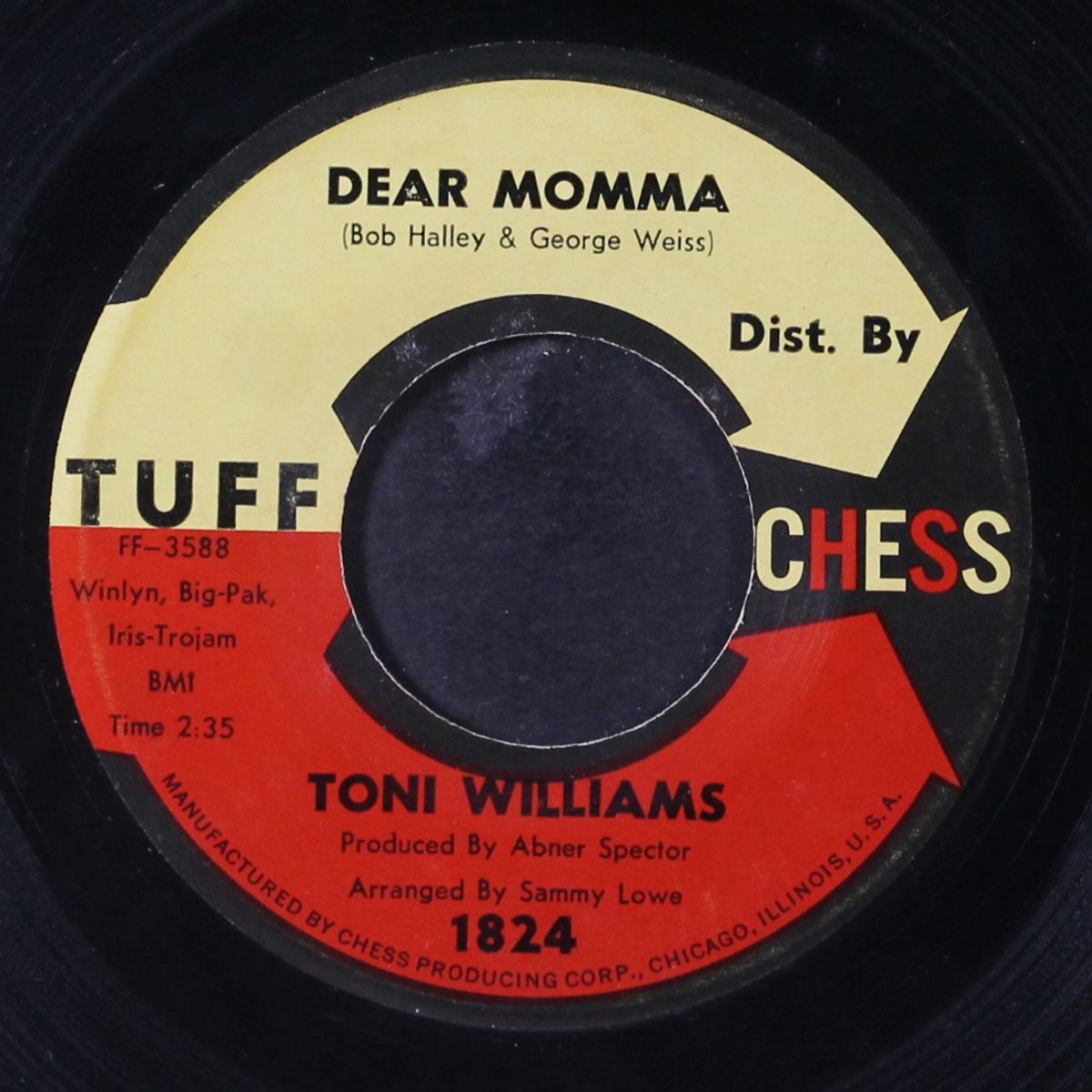 oh baby / dear momma by TONI WILLIAMS