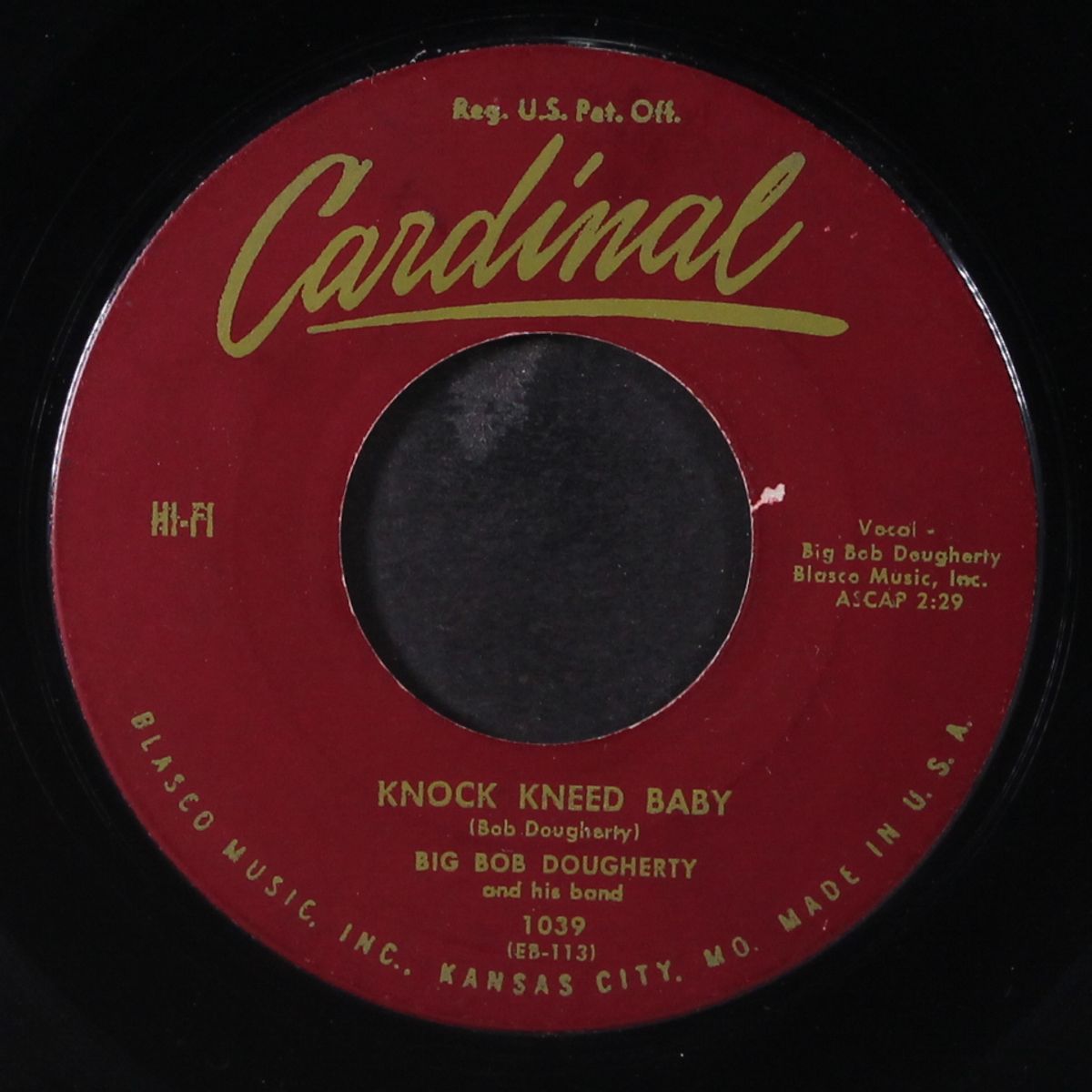 knock kneed baby / just any mood by BIG BOB DOUGHERTY