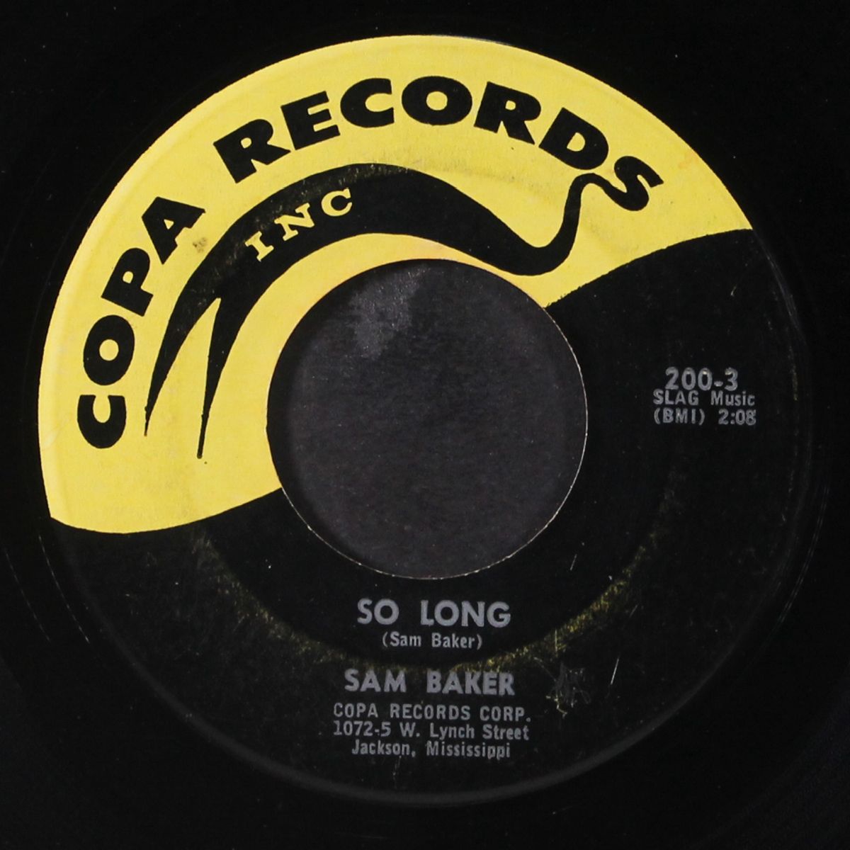 so long / crazy about you baby by SAM BAKER