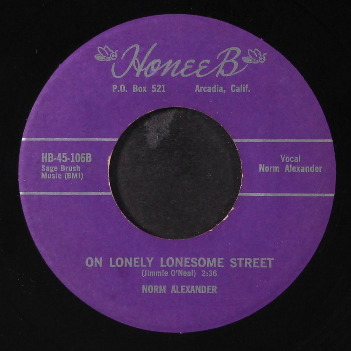trusting you / on lonely lonesome street by NORM ALEXANDER