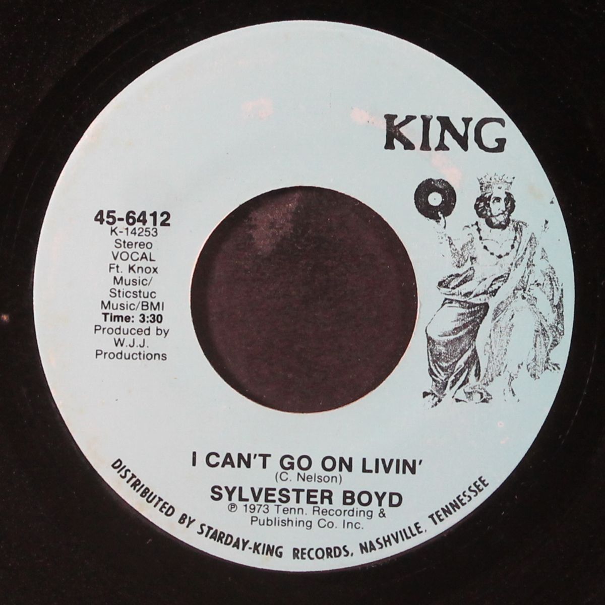i can't go on livin' / i don't want nobody by SYLVESTER BOYD