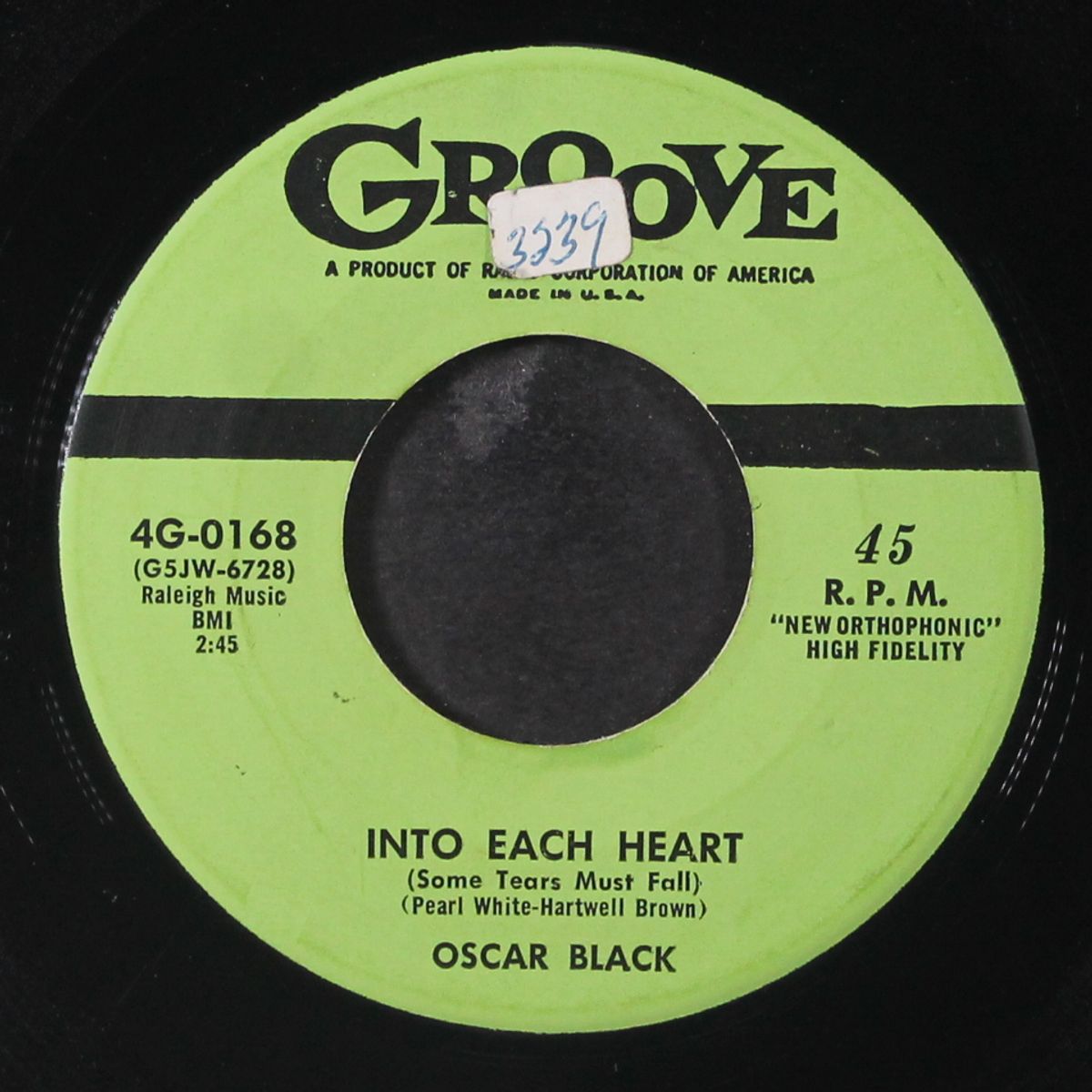 into each heart / if i cry tomorrow by OSCAR BLACK