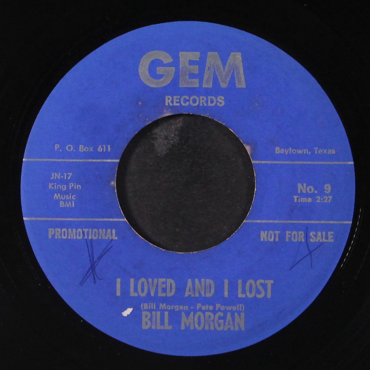 you name it / i loved and i lost by BILL MORGAN