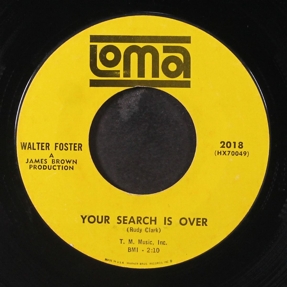 your search is over / waitin' by WALTER FOSTER