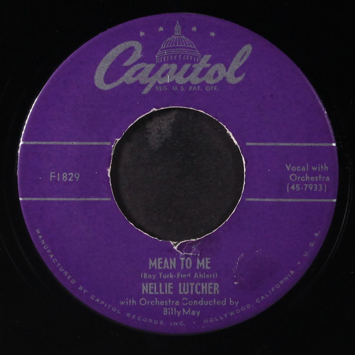 let the worry bird worry for you / mean to me by NELLIE LUTCHER