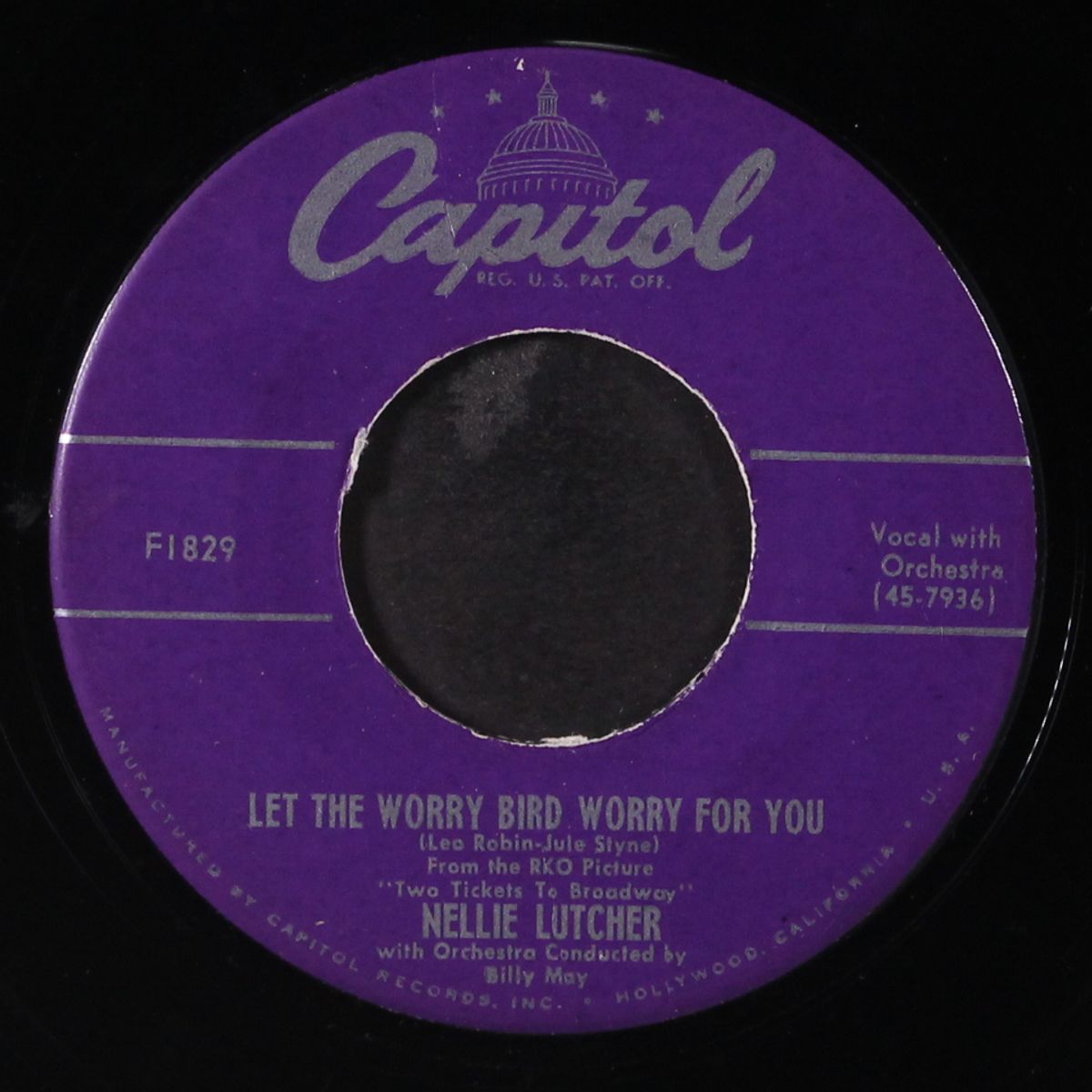 let the worry bird worry for you / mean to me by NELLIE LUTCHER