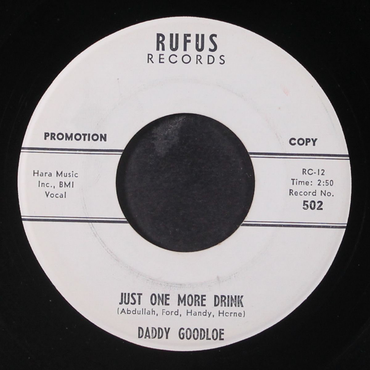 good grip / just one more drink by DADDY GOODLOE