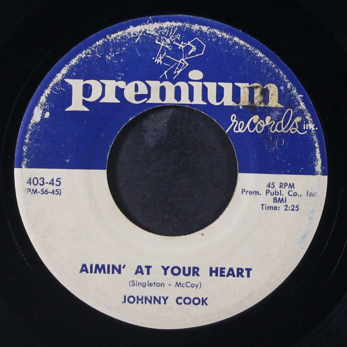 look at me / aimin' at your heart by JOHNNY COOK