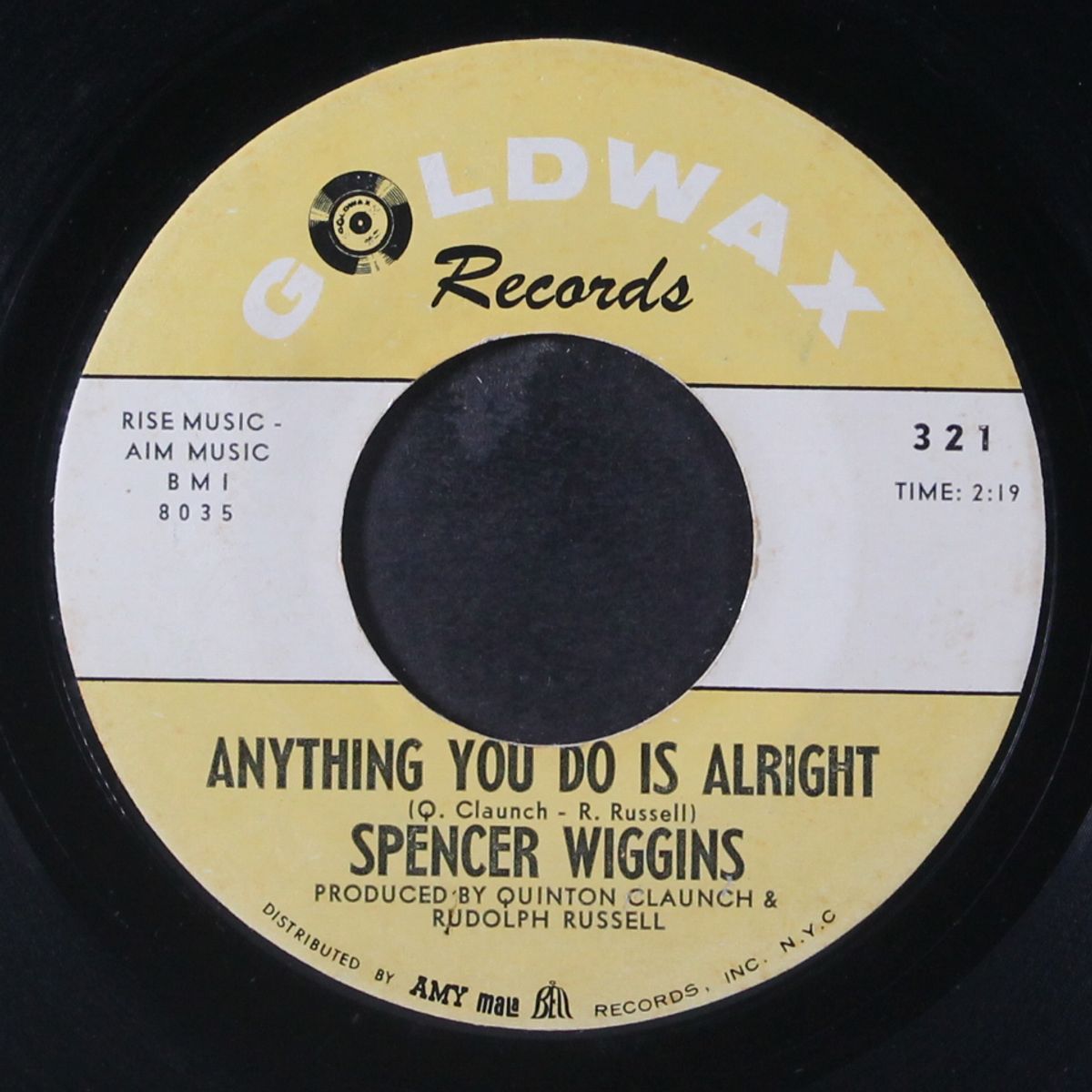 up tight good woman / anything you do is alright by SPENCER WIGGINS