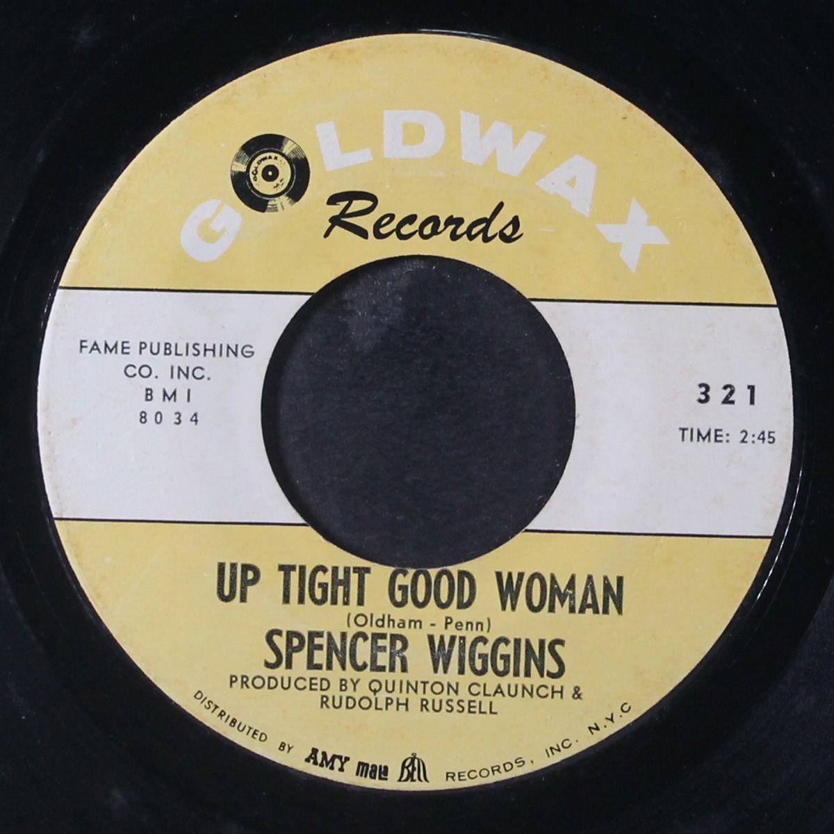 up tight good woman / anything you do is alright by SPENCER WIGGINS
