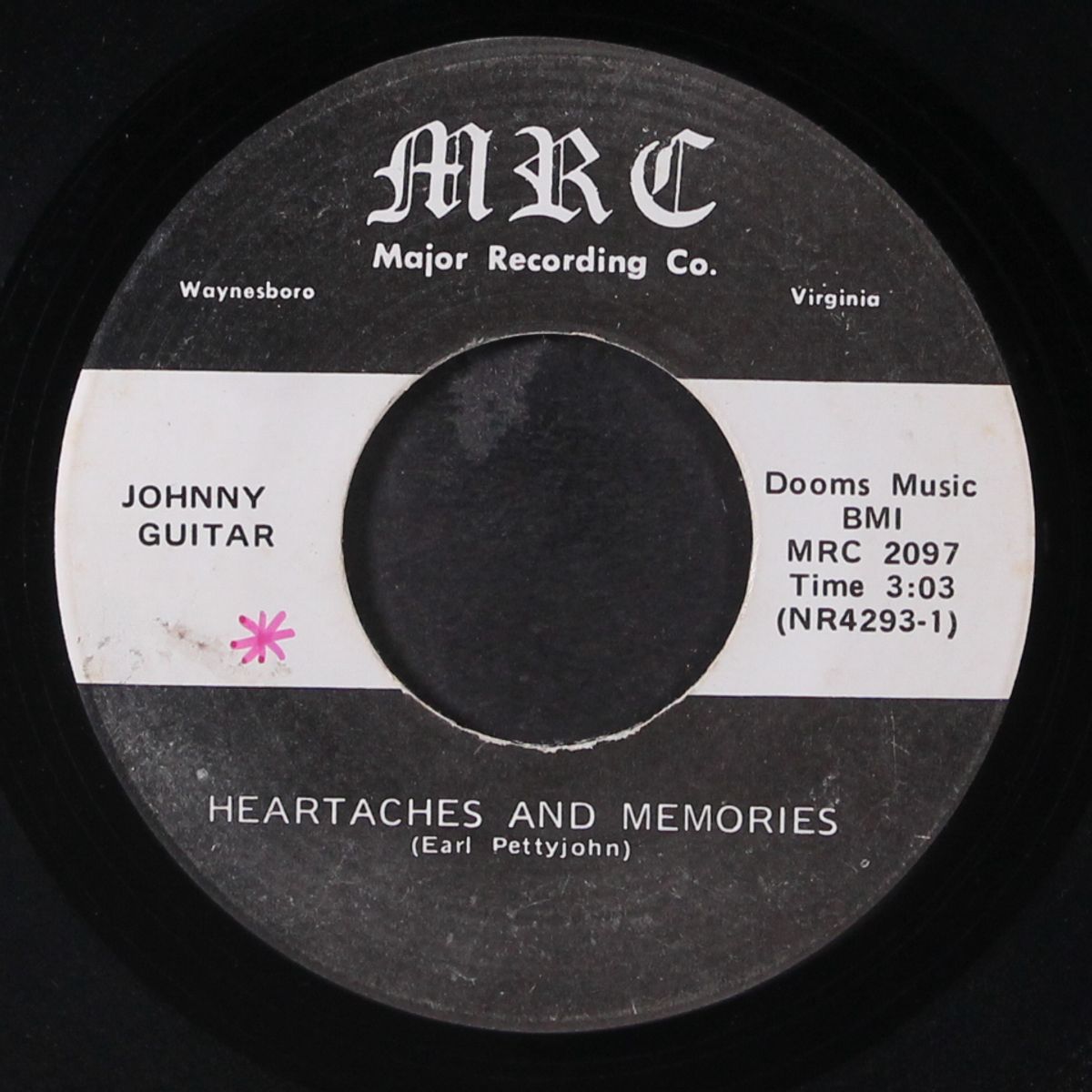 honky tonkin' town / heartaches and memories by JOHNNY GUITAR