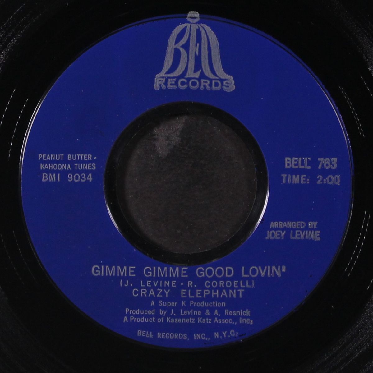 gimme gimme good lovin' / dark part of my mind by CRAZY ELEPHANT