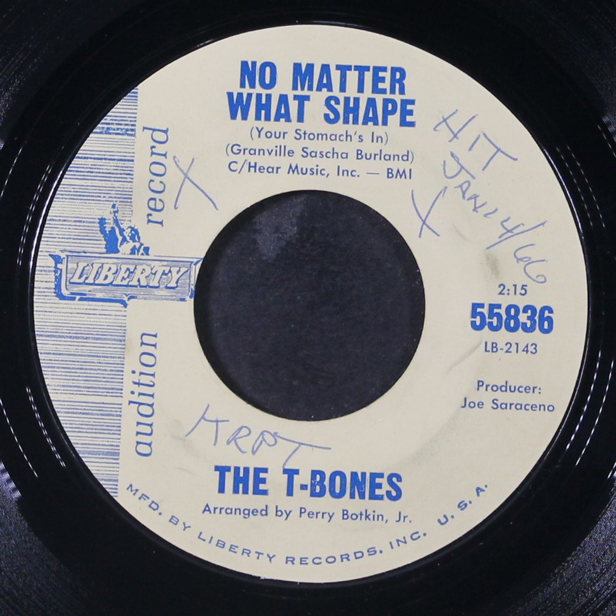 no matter what shape / feelin' fine by T-BONES
