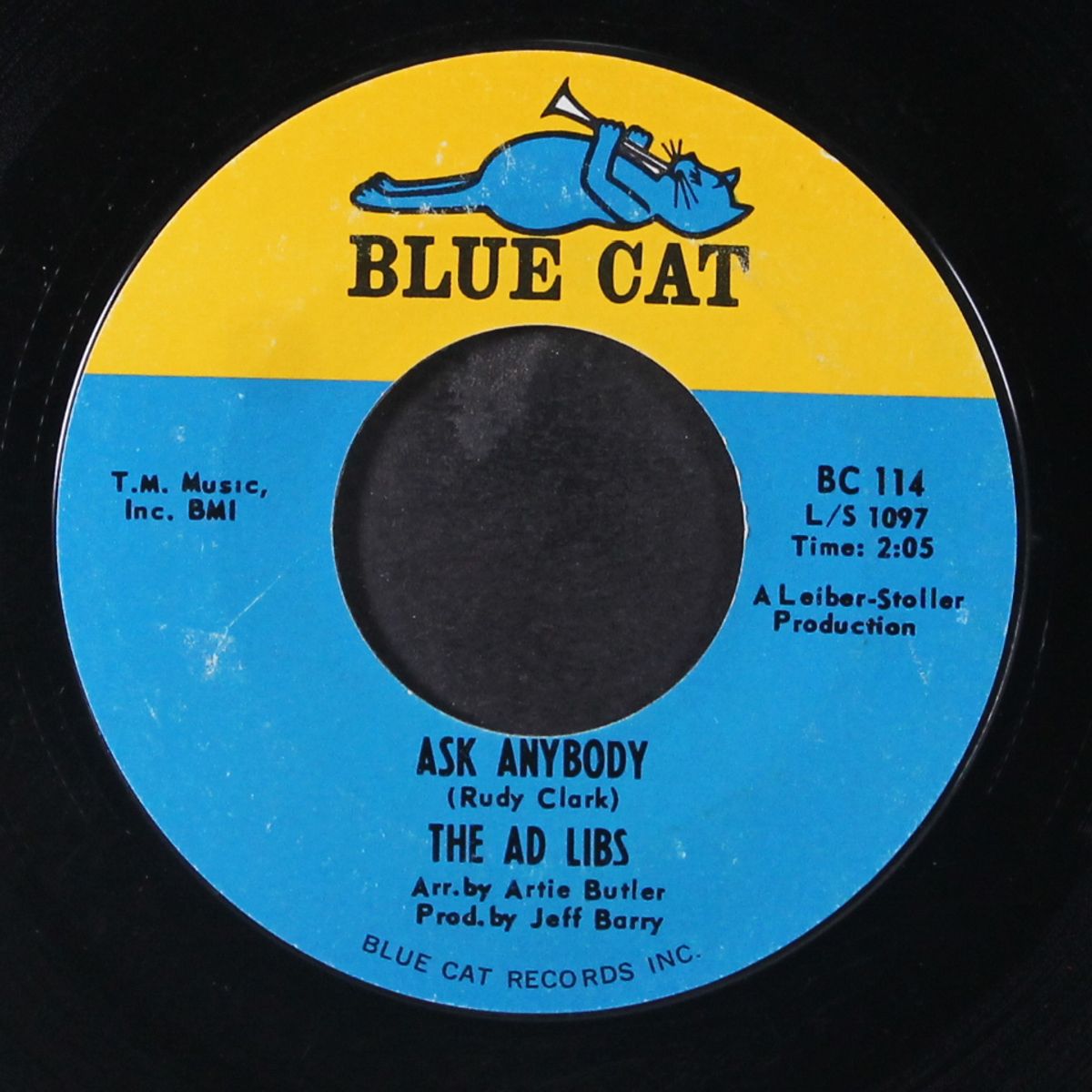 he ain't no angel / ask anybody by AD LIBS