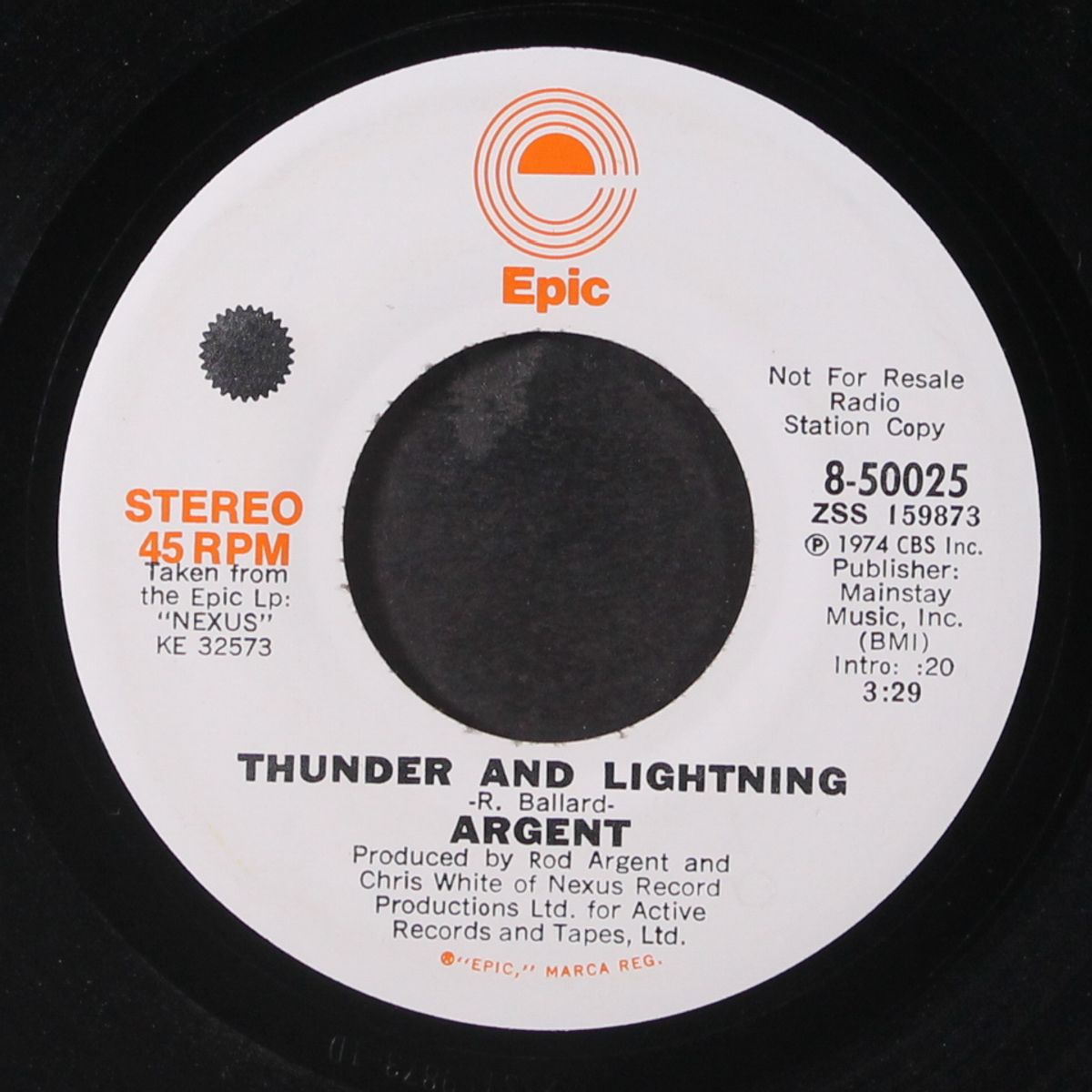 thunder and lightning / the coming of kohoutek by ARGENT
