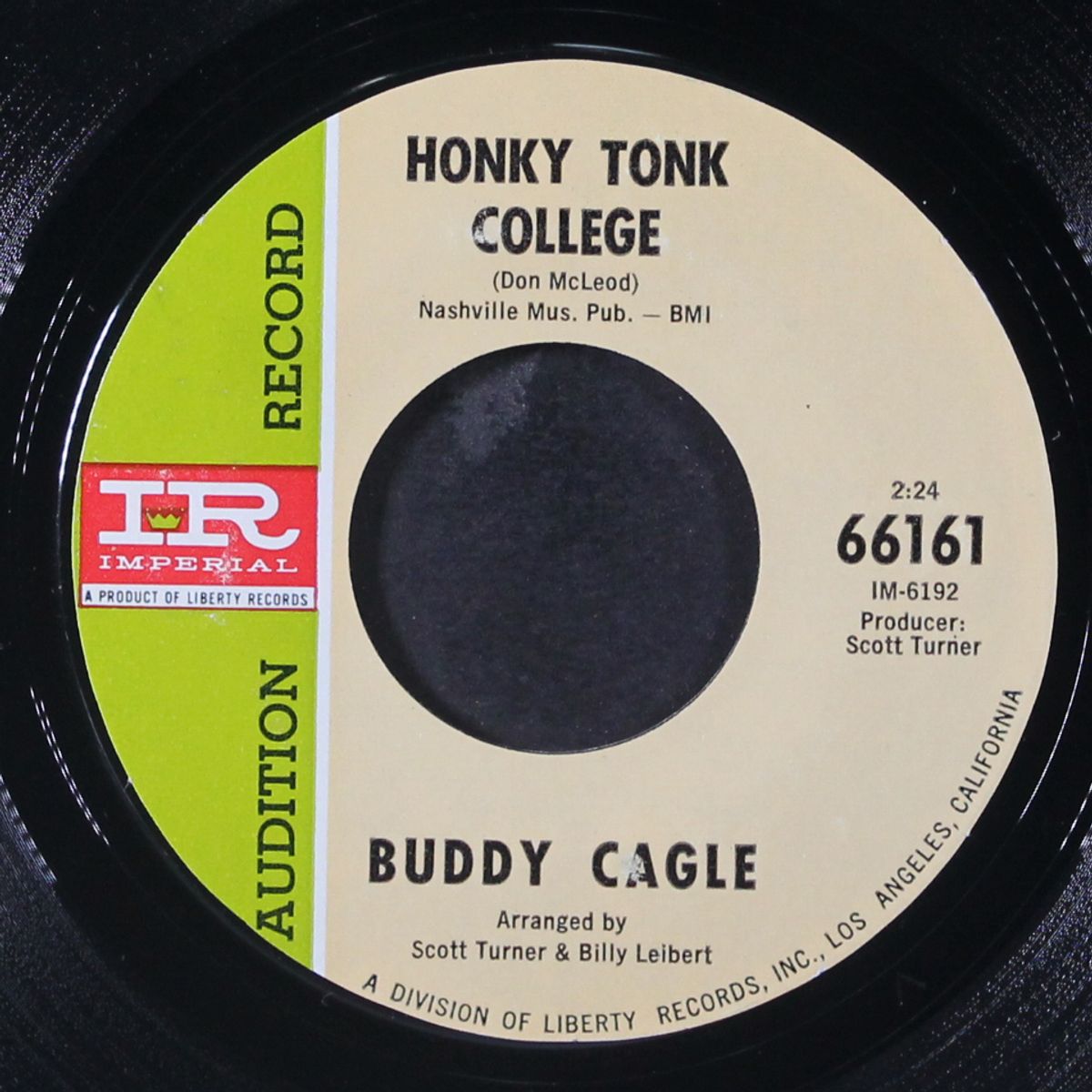 tonight i'm coming home by BUDDY CAGLE