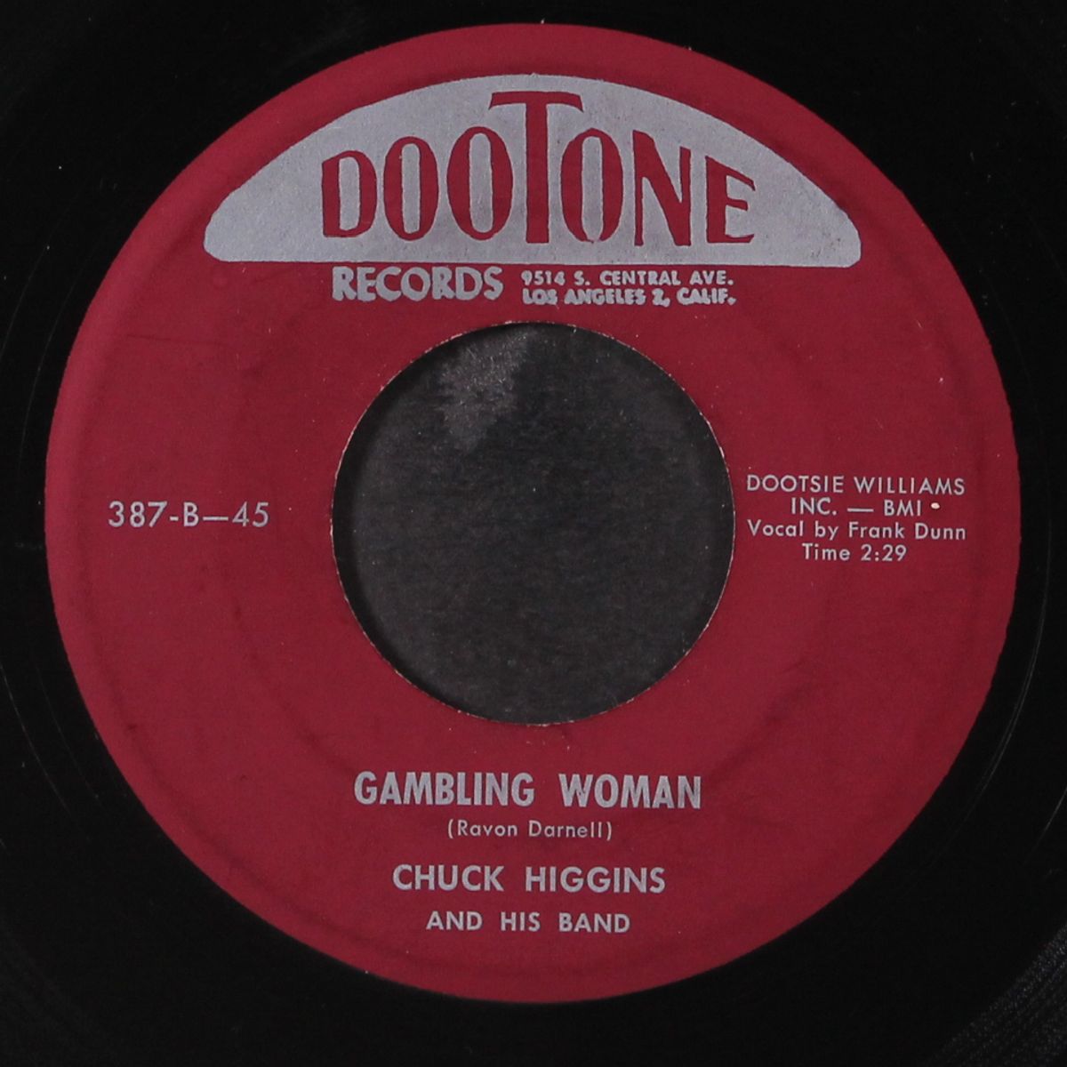 gambling woman / the itch by CHUCK HIGGINS