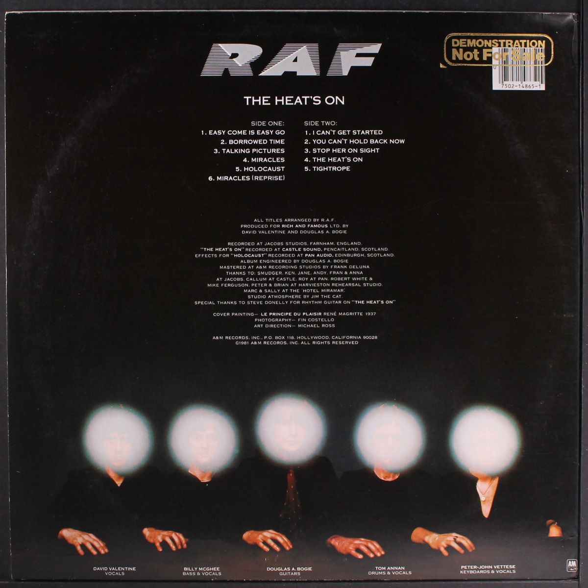 the heat's on by R.A.F.