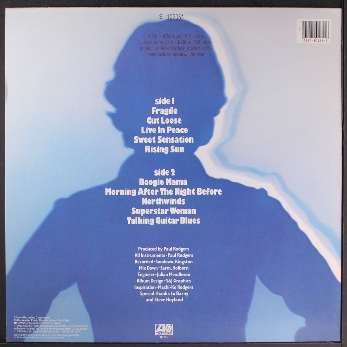 cut loose by PAUL RODGERS