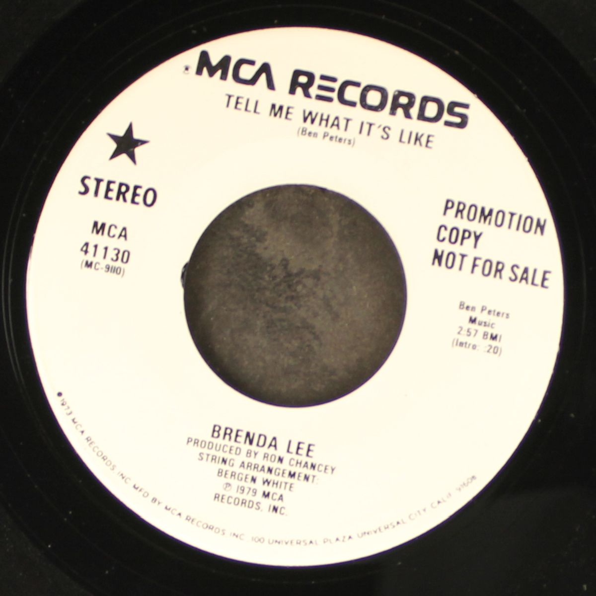 tell me what it's like / same by BRENDA LEE