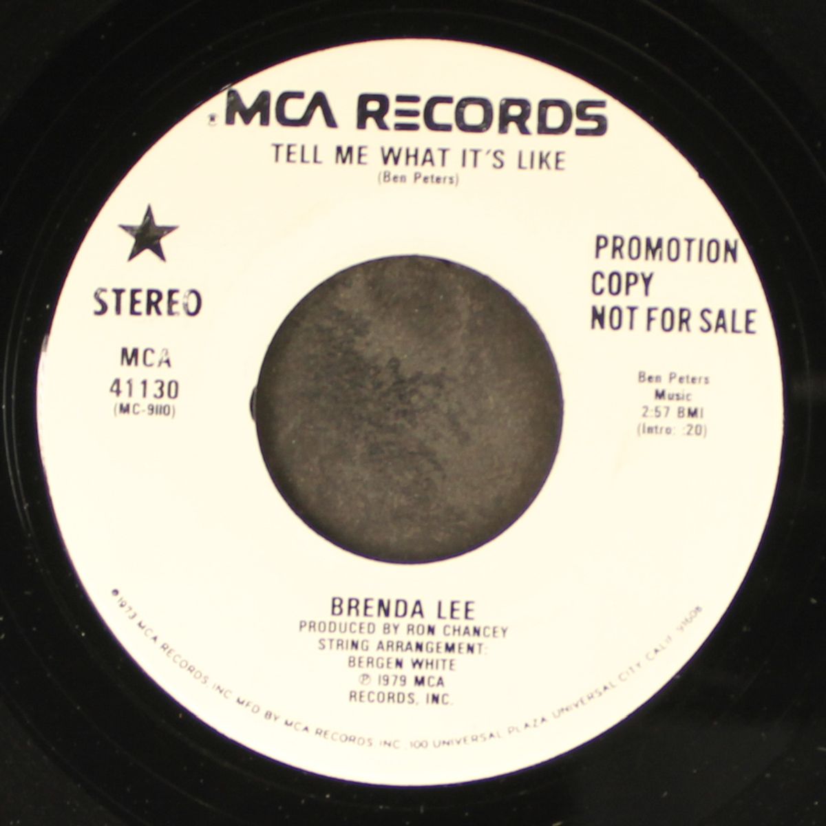 tell me what it's like / same by BRENDA LEE